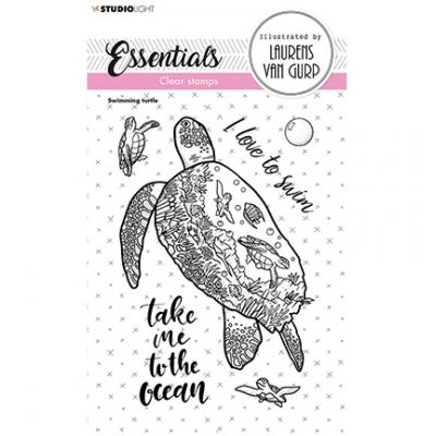 StudioLight  Essentials Nr.255 Clear Stamps - Swimming Turtle